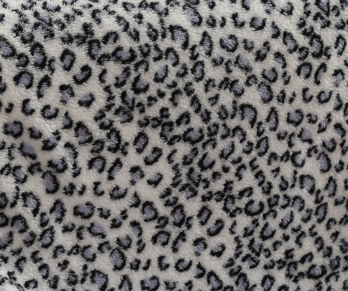 SUNNY HEAT Heated Electric Blanket Full Size 72'' x 84'' 6 Heating Levels & 1-10 Hours Auto Off , Leopard Blue & White