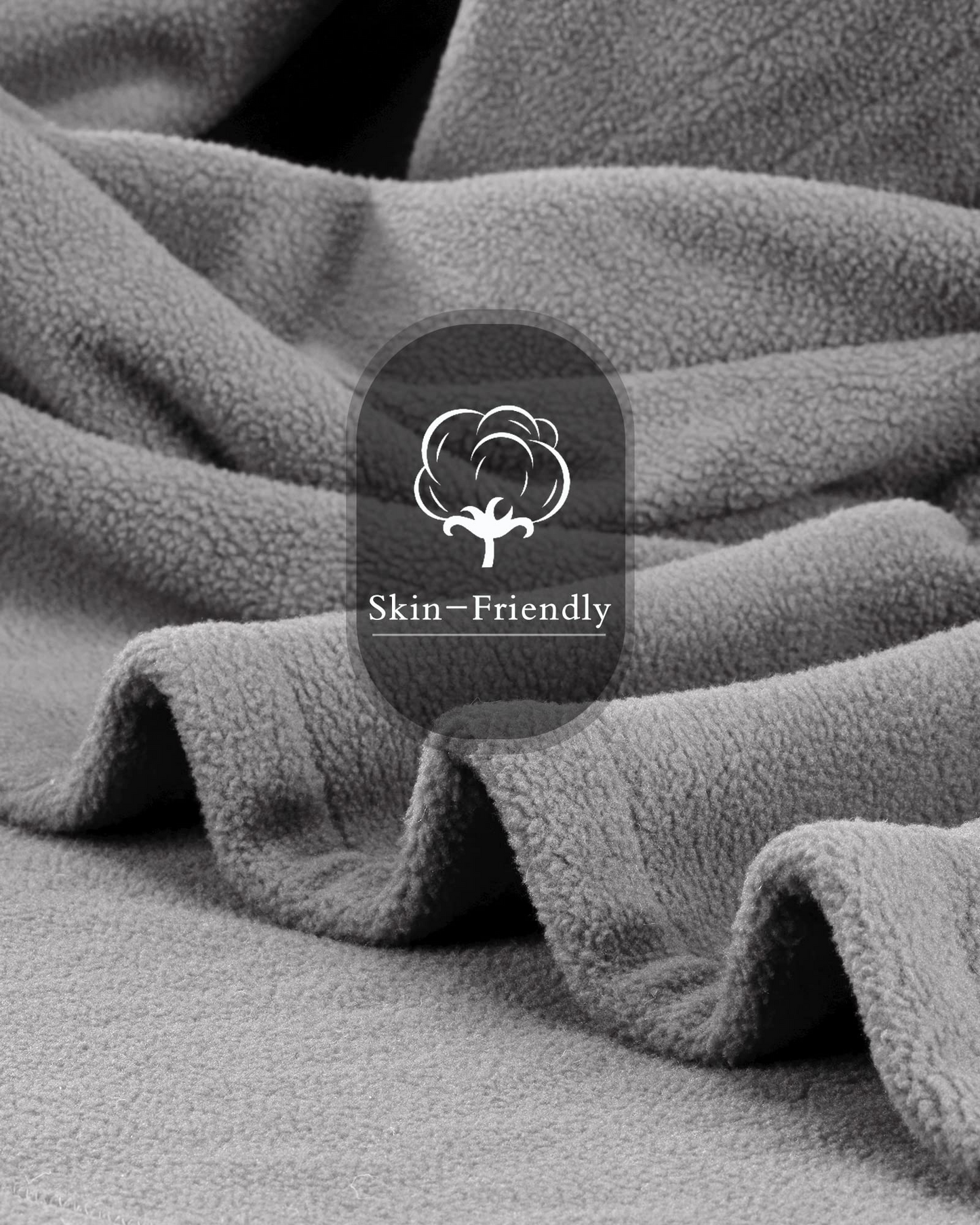 Electric Heated Blanket 72"x84" Full Size Warm for Whole Body, 4 Heating Levels and 10 Hours Auto-off Overheating Protection Machine Washable - Grey