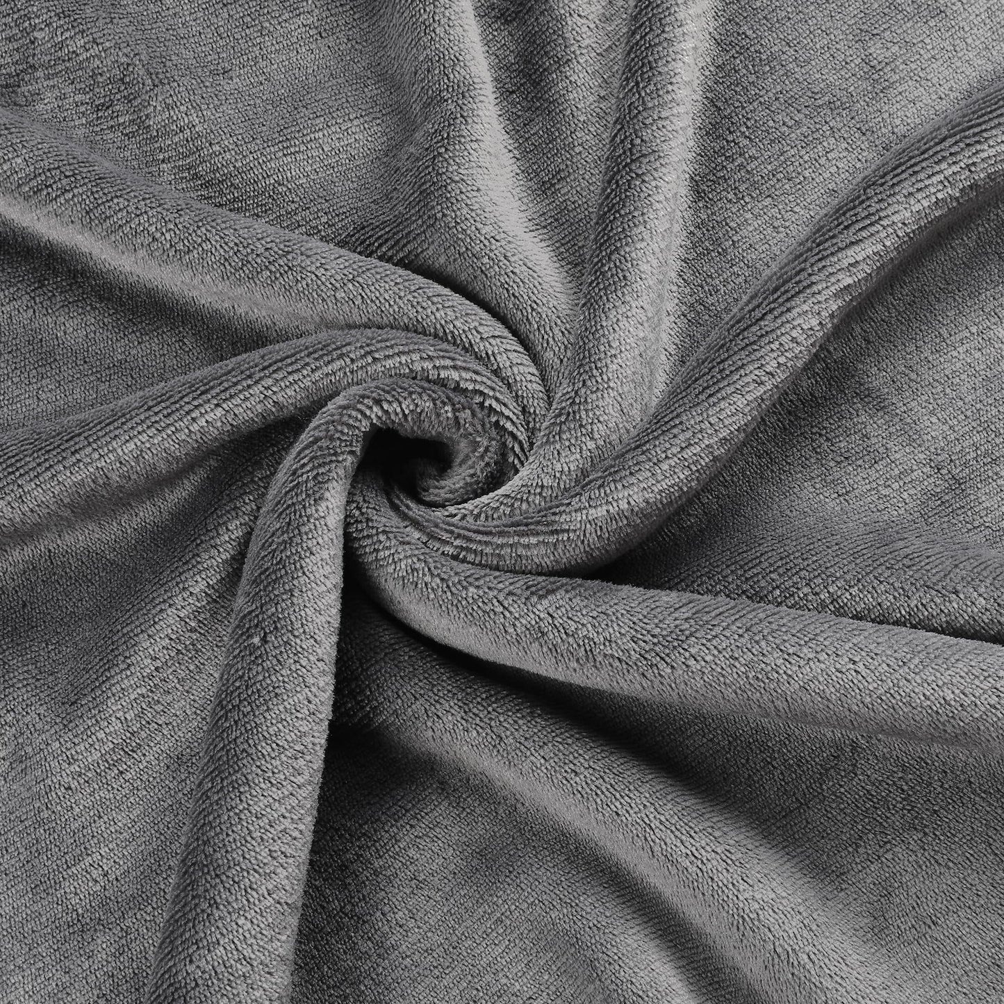 SUNNY HEAT Electric Heated Blanket Flannel Queen Size 84" x 90", 4 Heating Settings & 10 Hours Auto Off, Cozy Dual Control, Light Grey