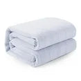 SUNNY HEAT Electric Mattress Pad Full Size with 4 Temperature 10H Auto-off, Coral Fleece, White