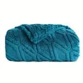 SUNNY HEAT Sherpa Blanket Queen Size 60''x80'' All-Season Ultra Soft Bed Blanket Couch, Bed, Sofa, Travel Use, Lake Blue