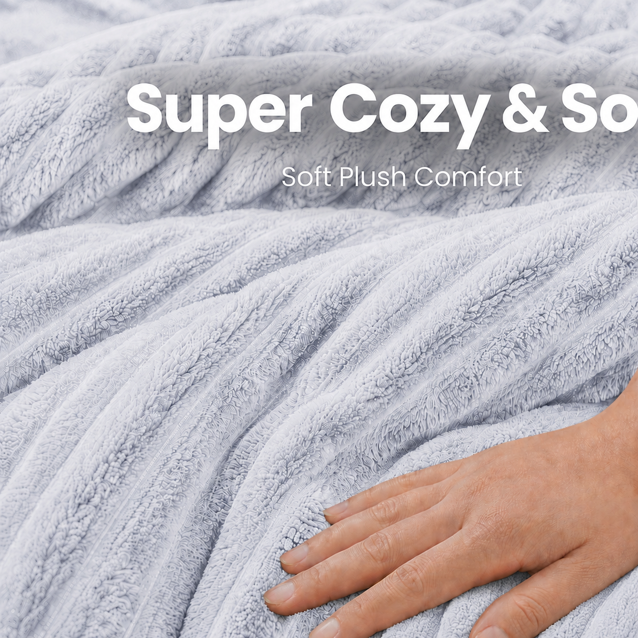SUNNY HEAT Heated Electric Blanket Soft Flannel Full Size 72" x 84", Fast Heat, 10 Heating Settings & 12 Hours Auto Shut-off,Light Grey
