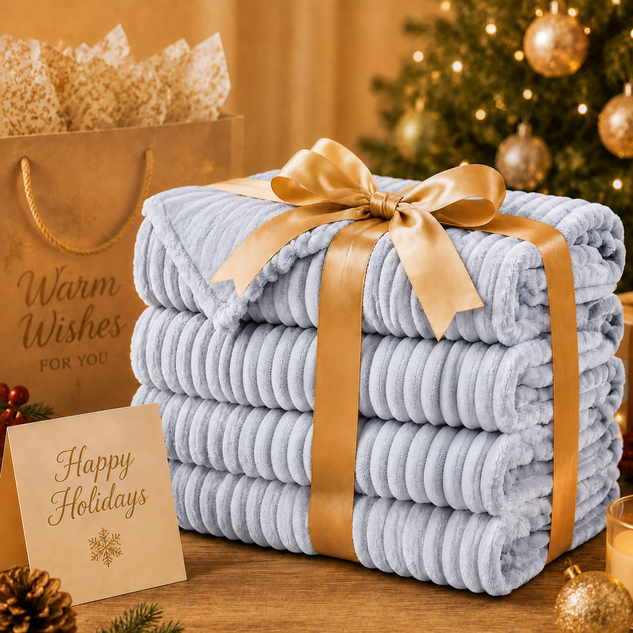 SUNNY HEAT Heated Electric Blanket Soft Flannel Full Size 72" x 84", Fast Heat, 10 Heating Settings & 12 Hours Auto Shut-off,Light Grey