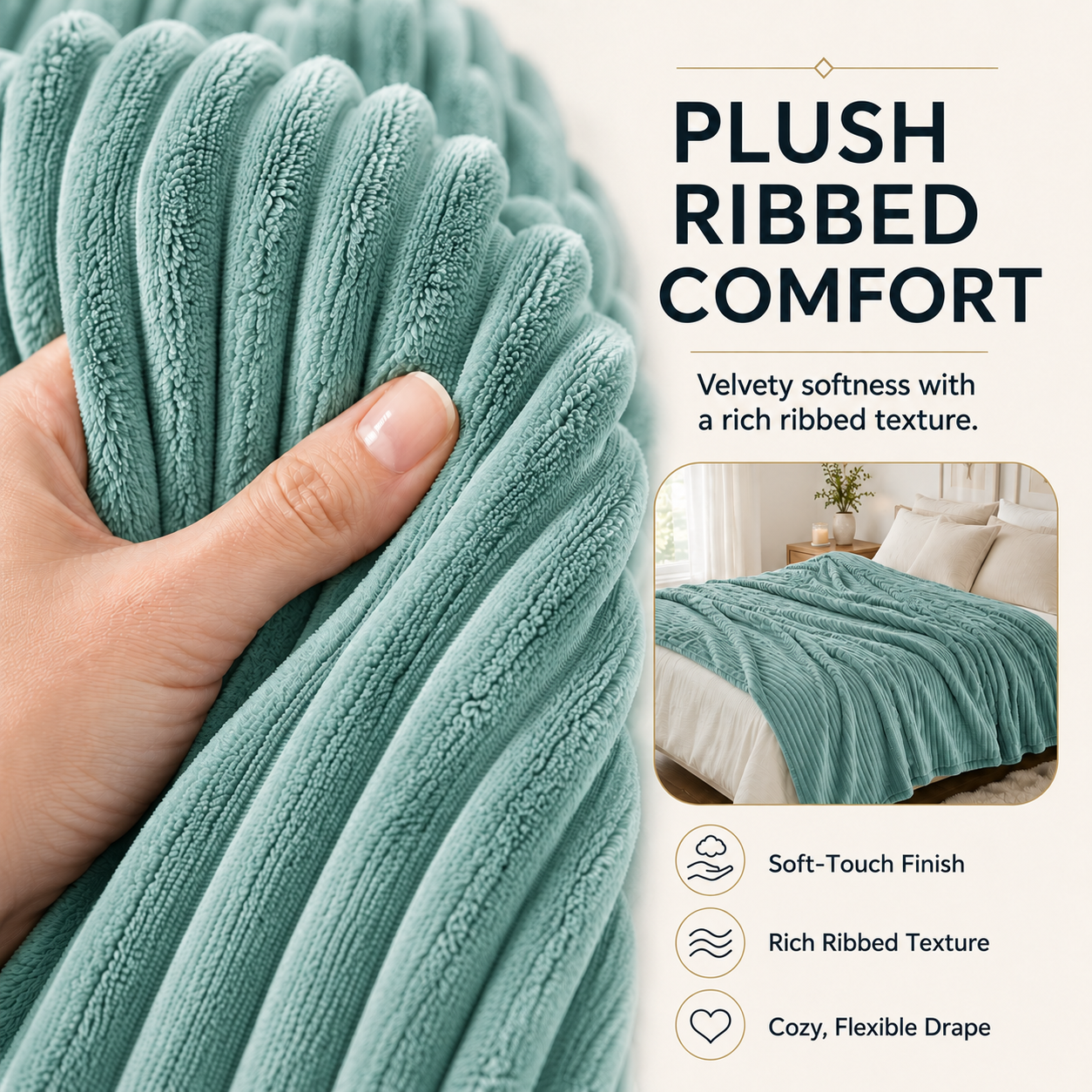 SUNNY HEAT Electric Heated Blanket 84'' x 90'' Queen Size Flannel Machine Washable, Warm and Cozy all Night, 9 Heating Levels & 1-10 Hours Auto Off Dual Control-Pea Green