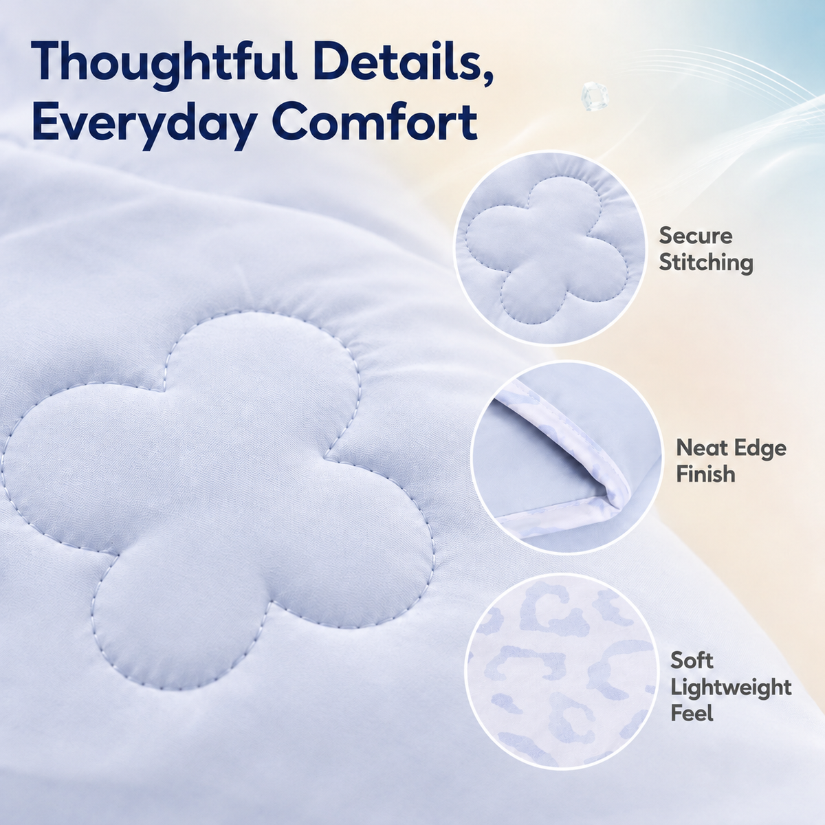 SUNNY HEAT Cooling Summer Comforter Twin Size 60"x80", Cooling Blanket for Hot Sleepers, Lightweight Breathable Double-Sided Quilt, Leopard Ice Blue
