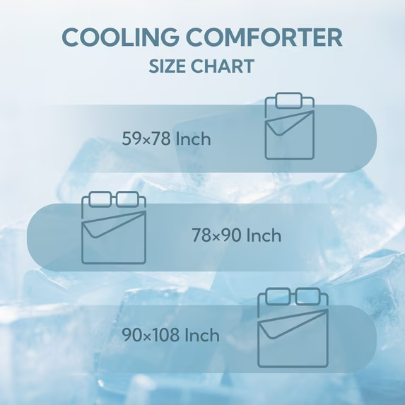 SUNNY HEAT Cooling Summer Comforter Queen Size 78"x90", Double-Sided Breathable Silk Summer Blanket for Hot Sleepers, Coral
