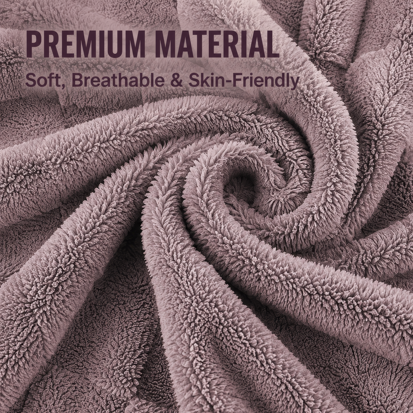 SUNNY HEAT Bed Blanket 78×90 Inches, Breathable and Cozy Microplush for Bed Sofa Couch, Suitable for All Seasons, Gift, Purple