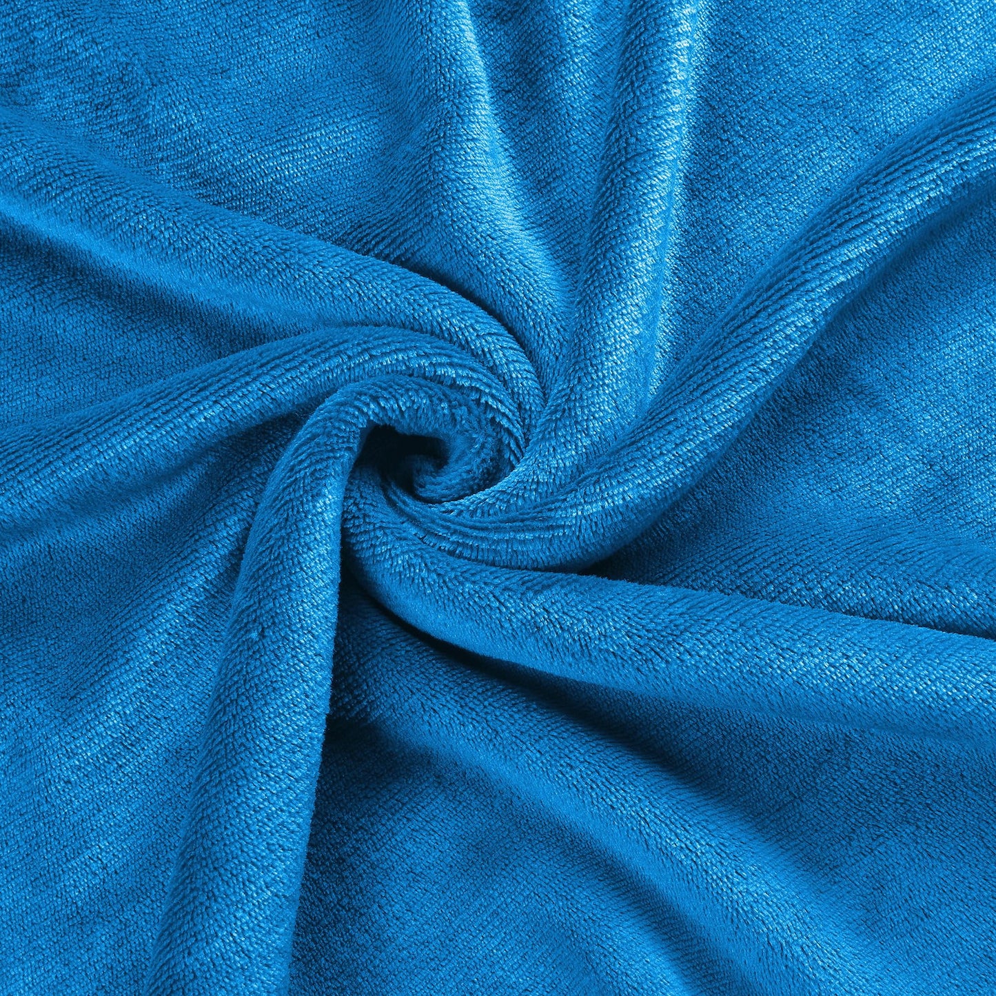 SUNNY HEAT Electric Heated Blanket Flannel Queen Size 84" x 90", 4 Heating Settings & 10 Hours Auto Off, Cozy Dual Control, Blue