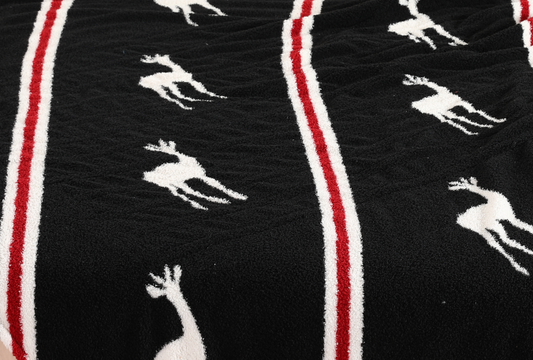 SUNNY HEAT Electric Heated Blanket Full size 72''x84'' Warm Machine Washable- black and white