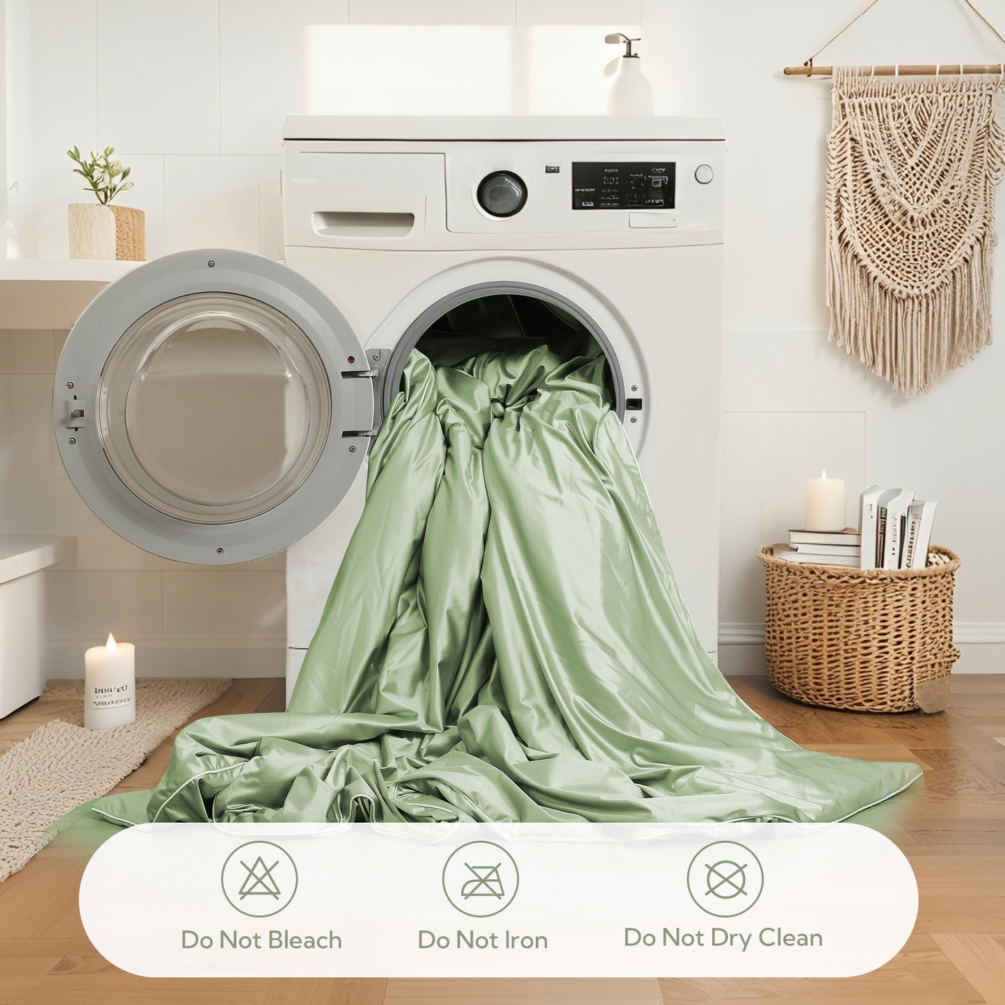 SUNNY HEAT Cooling Comforter Twin XL Size for Hot Sleepers and Night Sweats,  Sage Green, 59"x79"
