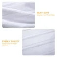 SUNNY HEAT Electric Mattress Pad Twin Size with 4 Temperature 10H Auto-off, Coral Fleece, White