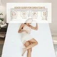 SUNNY HEAT Electric Mattress Pad Full Size with 4 Temperature 10H Auto-off, White