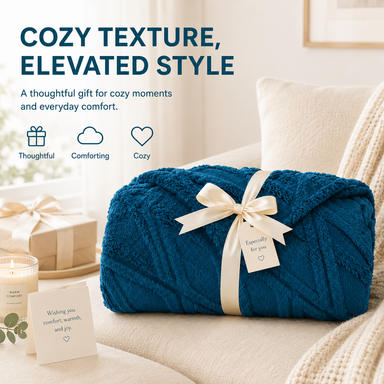 SUNNY HEAT Bed Blanket 70×78 Inches, Breathable and Cozy Microplush for Bed Sofa Couch, Suitable for All Seasons, Green