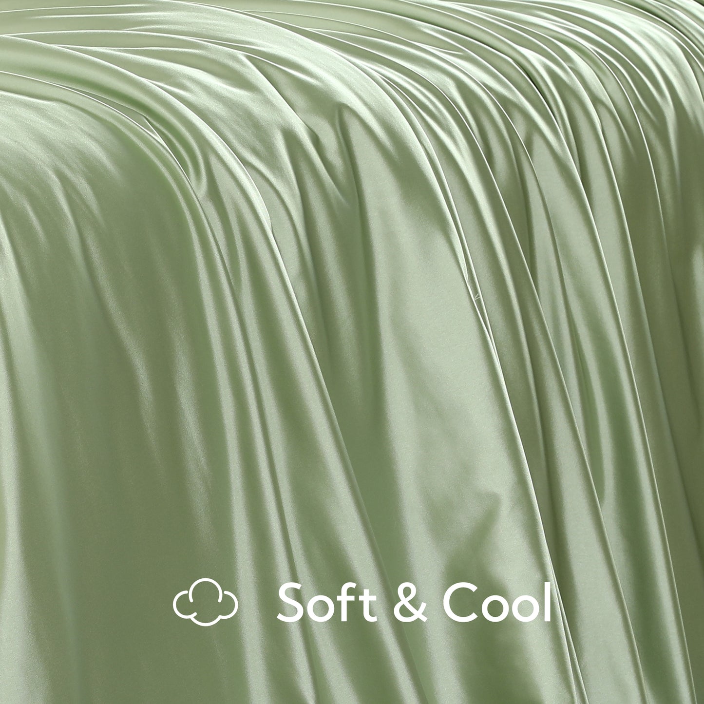 SUNNY HEAT Cooling Comforter Twin XL Size for Hot Sleepers and Night Sweats,  Sage Green, 59"x79"