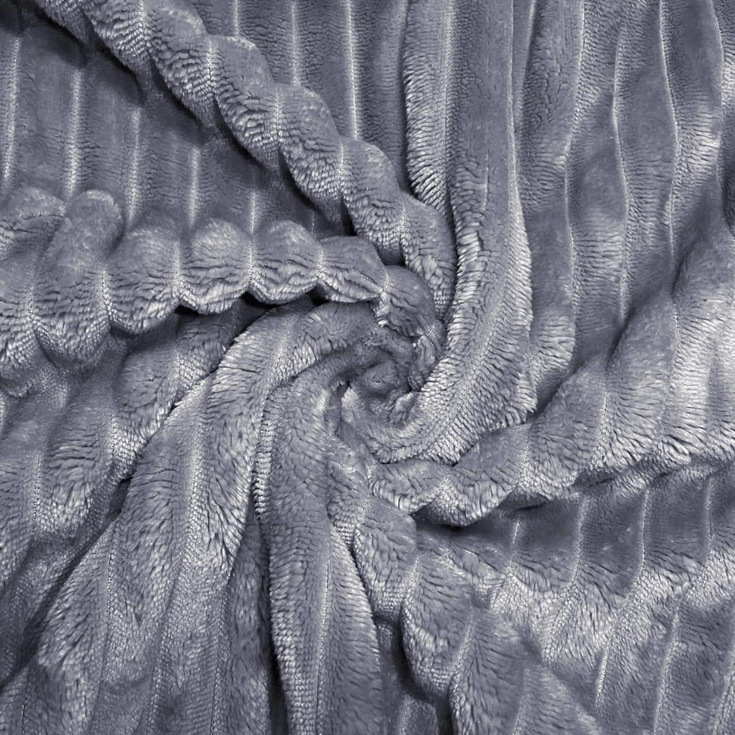 SUNNY HEAT Heated Electric Blanket Soft Flannel Twin Size 62" x 84", Fast Heat, 10 Heating Settings & 12 Hours Auto Shut-off, Grey