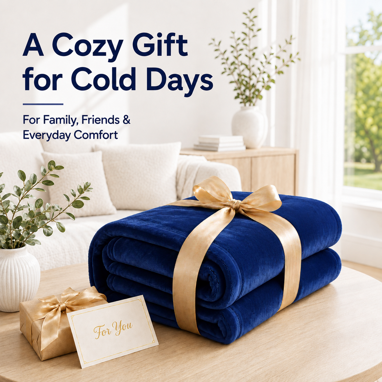 SUNNY HEAT Electric Blanket Heated Twin 62" x 84" -Fast Heating 9 Levels & 10H Auto off, Warm Soft Fannel Machine Washable, for Bed/Couch/Office, Navy Blue