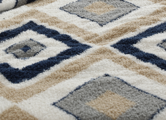 SUNNY HEAT Electric Heated Blanket Throw size 50''x60'' Warm Machine Washable- Afghani style